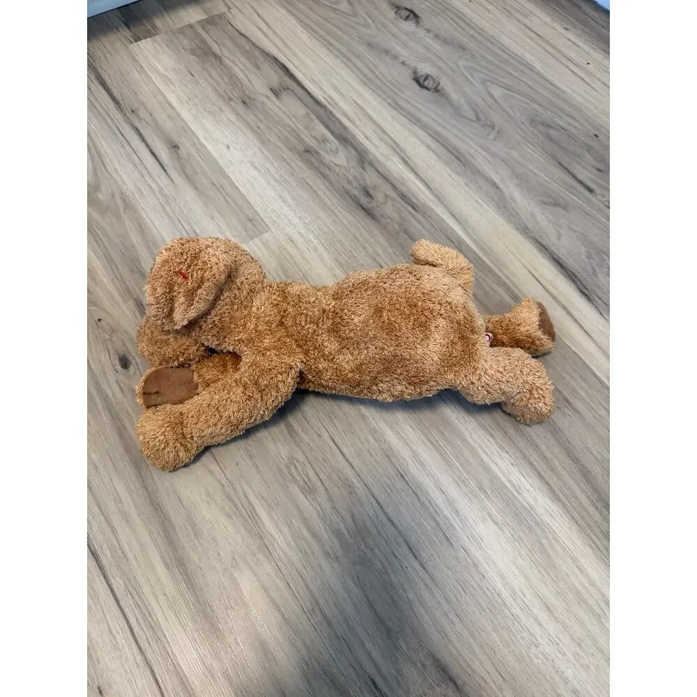 Ty Classic Scooter the Brown Lab Retriever Puppy Dog Beanbag Plush 16